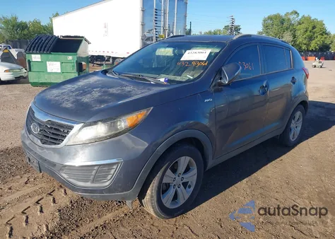 2011 Kia Sportage Lx z USA, uszkodzony, nr VIN KNDPBCA28B7084248